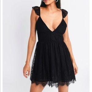 TOBI black mini dress
